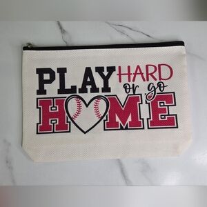 Play Hard or Go Home Canvas Pouch